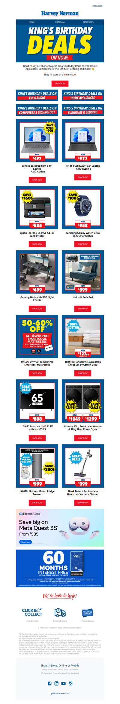 Don't miss these King's Birthday Deals!⏰