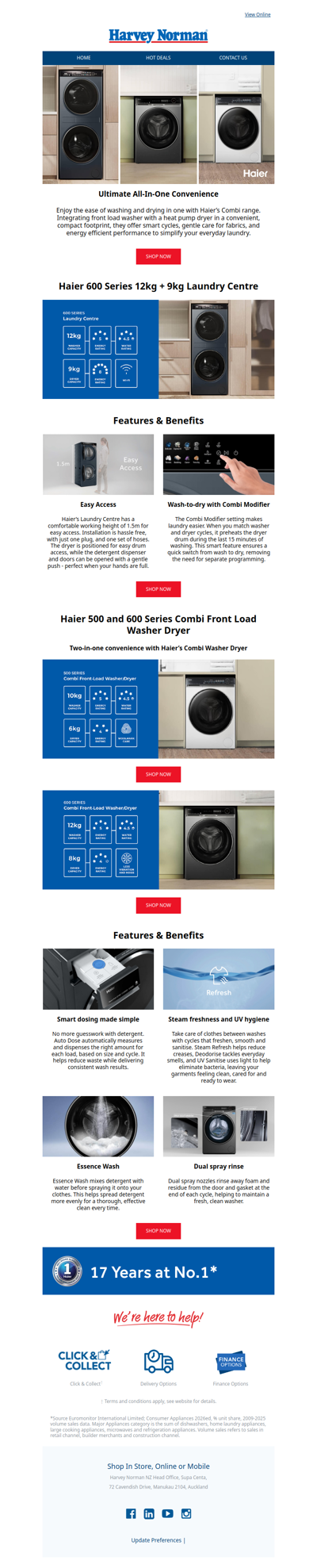 Ultimate All-In-One Convenience with Haier!