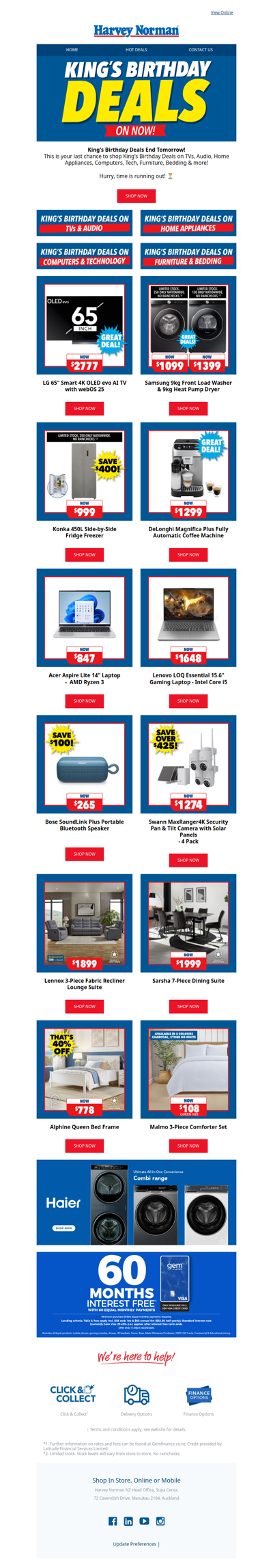 Last Chance for King's Birthday Deals! 📢