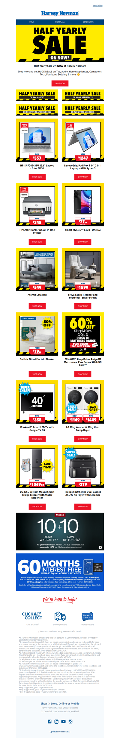 Half Yearly Sale ON NOW! 📢