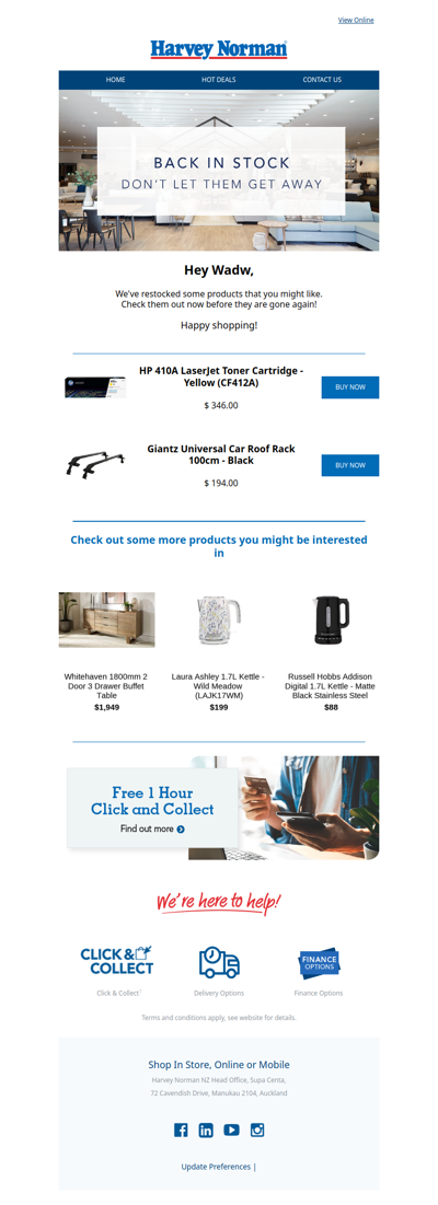 THEY'RE BACK! We restocked our most-wanted items.