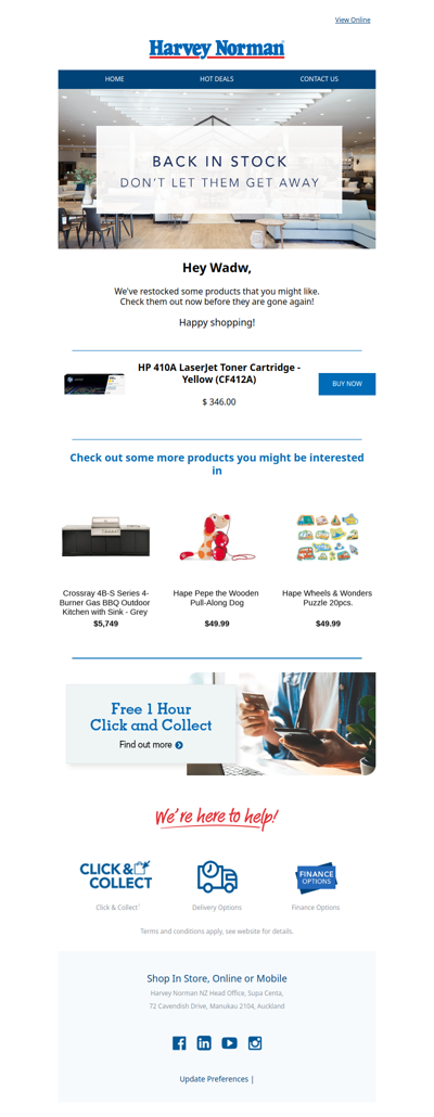 THEY'RE BACK! We restocked our most-wanted items.