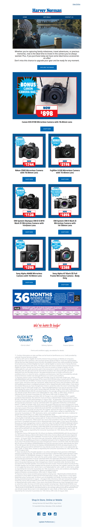 We've got just the right camera for you