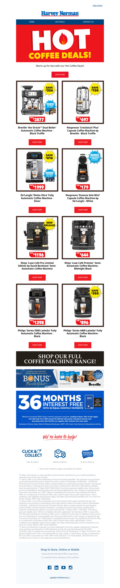 Hot Coffee Deals ☕