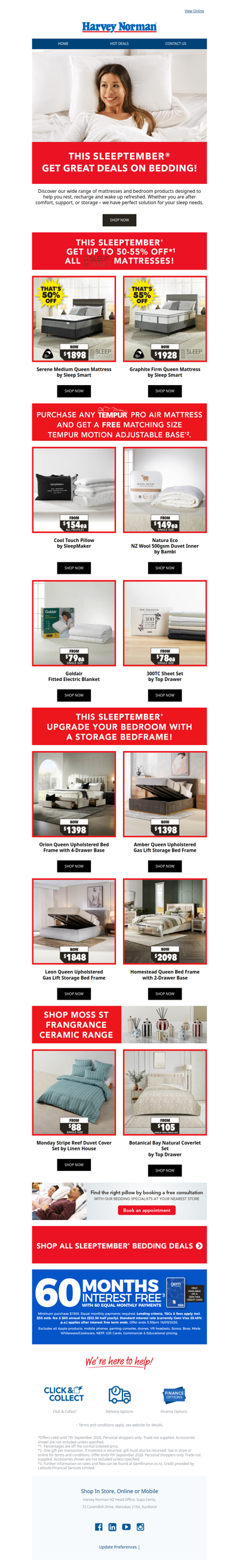 Huge Sleeptember Deals!