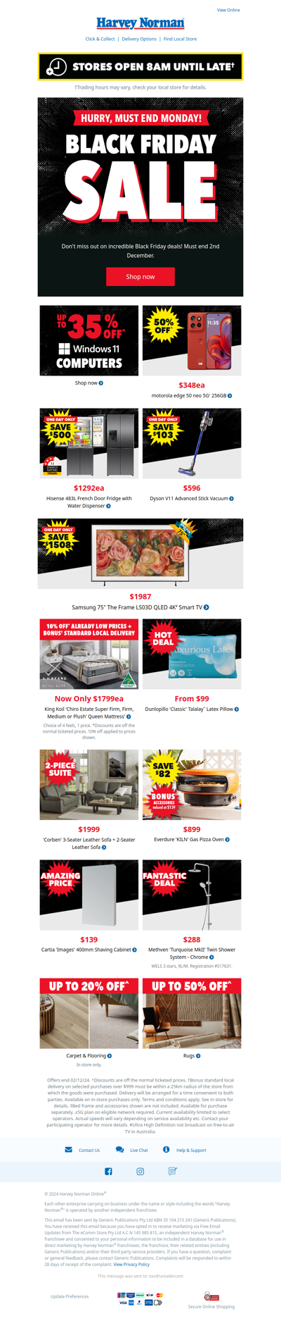 Black Friday Sale | Shop Today-Only Offers on selected Home Appliances & Entertainment