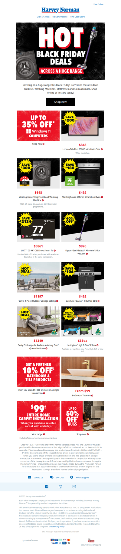 Black Friday Deals on now