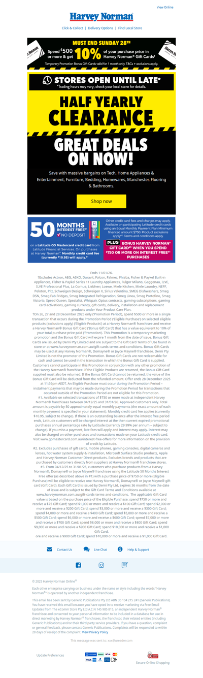 Storewide Clearance Sale | Stores open till late*