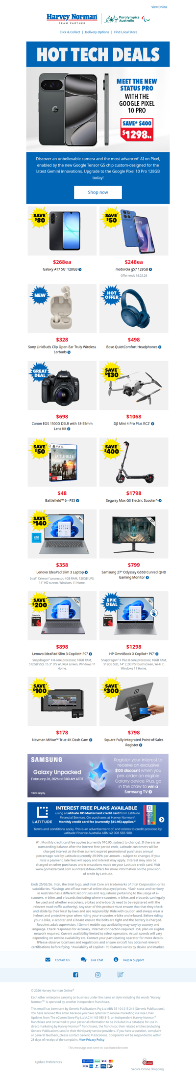 Upgrade with Hot Deals on Big Brand Tech | Shop Laptops, Mobiles & more