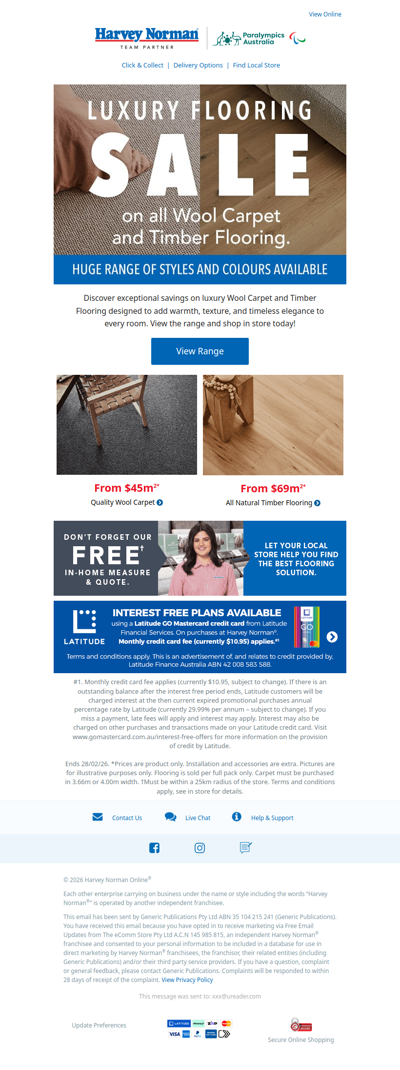 Luxury Flooring Sale on Quality Wool Carpet & Timber Flooring