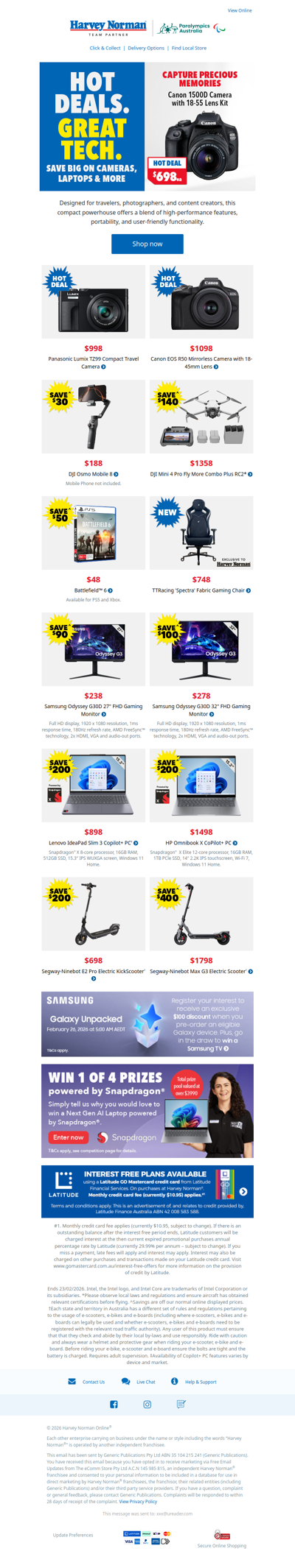 Shop Hot Technology Deals | Save big on Scooters, Laptops & more