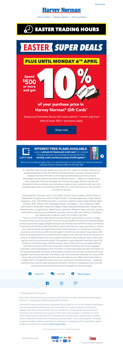 Bonus* Gift Card Offer | Plus Super Deals Storewide