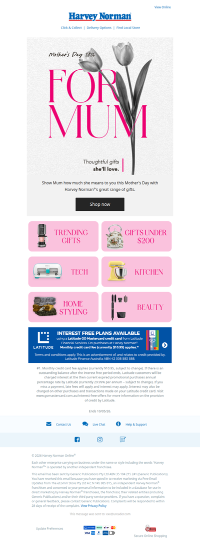 Treat Mum to something special | Discover Mother's Day Gift Ideas