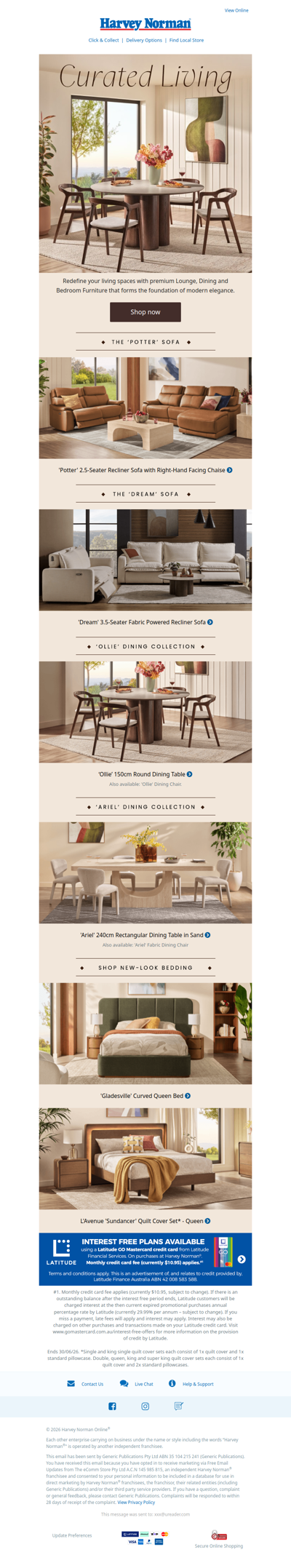 Curated Living | Refined Furniture pieces form the foundation of modern elegance