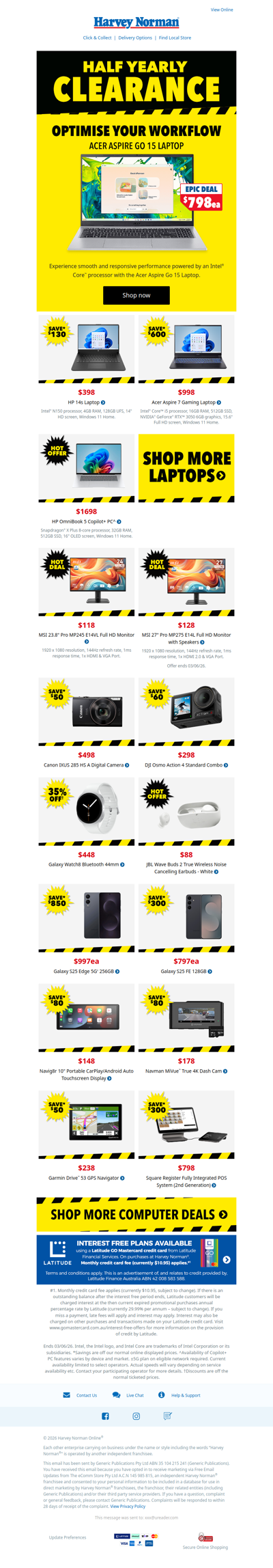 Big Brand Savings on Laptops, Mobile Phones, Monitors & More