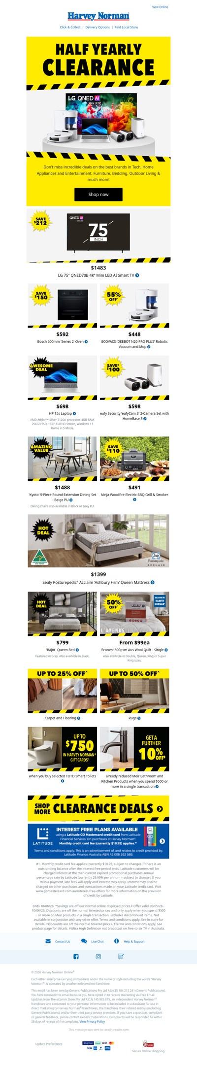 New Offers Added | Shop the Half Yearly Clearance Today
