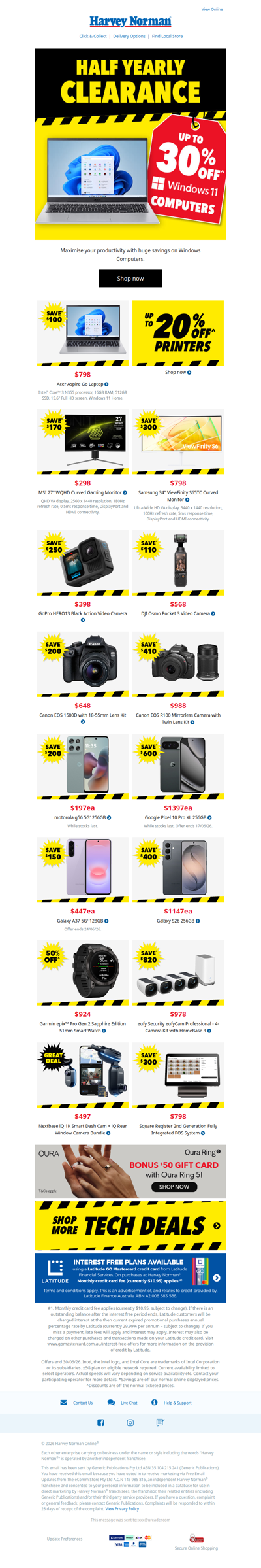 Half Yearly Tech Clearance | Up to 30% off^ Windows Computers