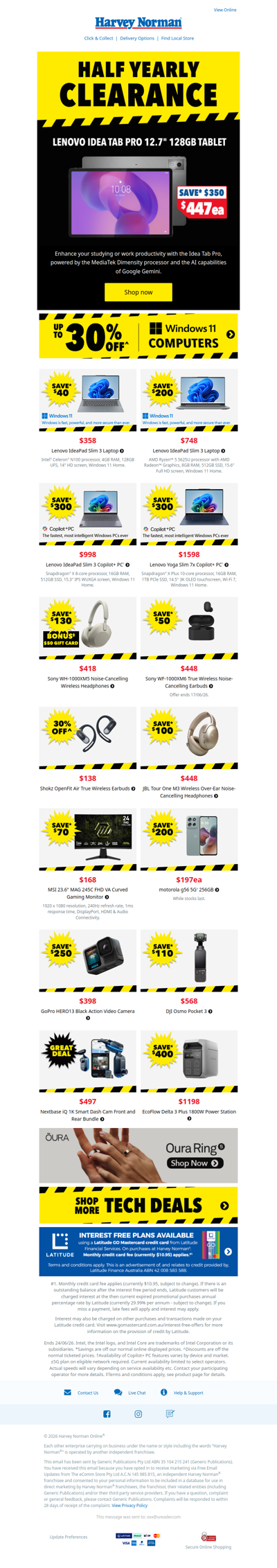 Big Brand Savings on Sony, Lenovo, JBL & more