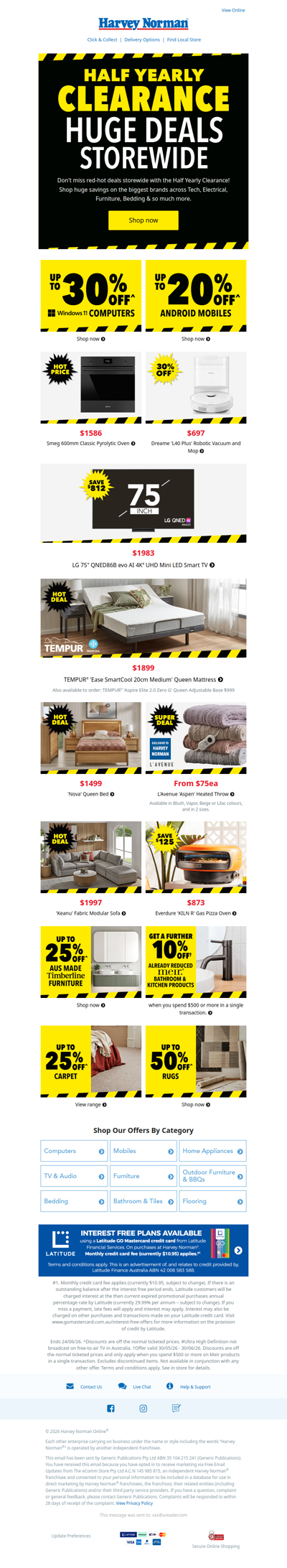 More Weekly Offers Added | Shop Storewide Savings in the Half Yearly Clearance