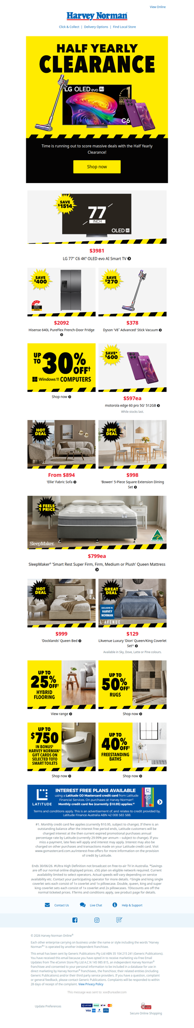 Massive Savings Storewide Continue | Half Yearly Clearance