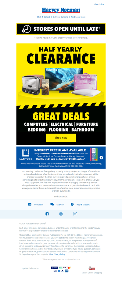 Half Yearly Clearance Ends Soon | Score Great Deals Storewide
