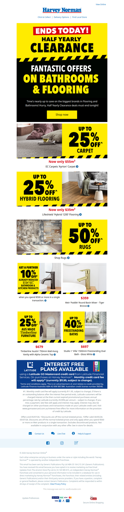 Ends Tonight | Last Chance to Save on Flooring & Bathrooms | Don't Miss Out