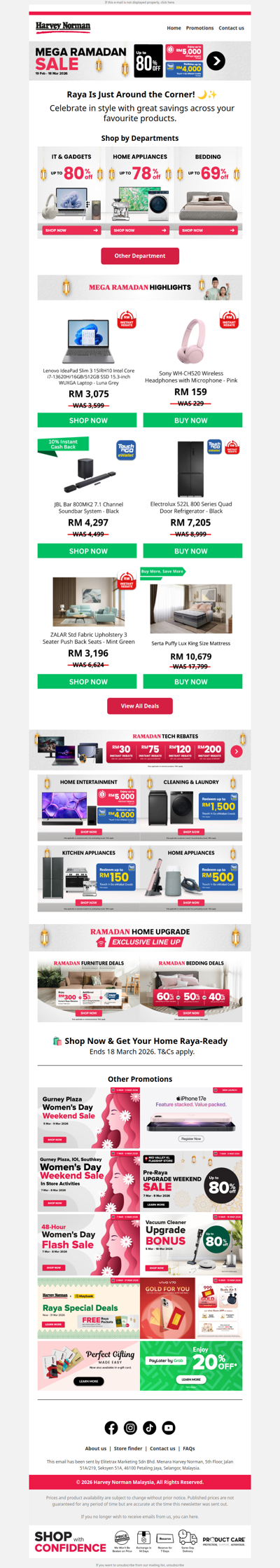 Celebrate Raya with Up to 80% OFF!