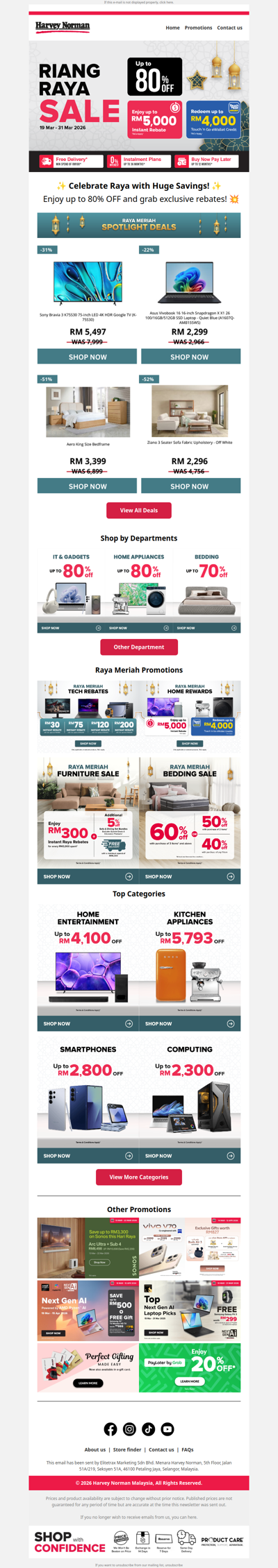 Celebrate Riang Raya With Big Savings 🌙💛