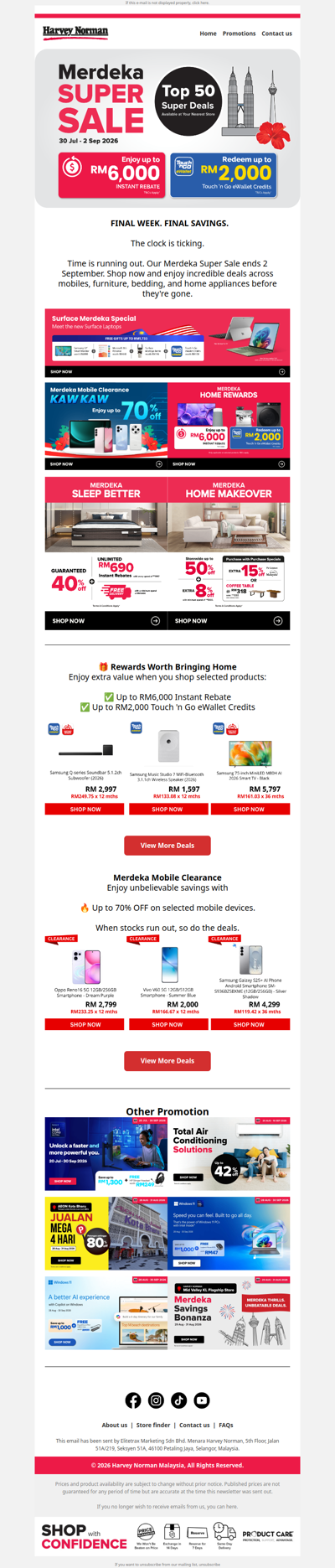 ⚡ ENDING SOON: Merdeka Super Sale Ends 2 September