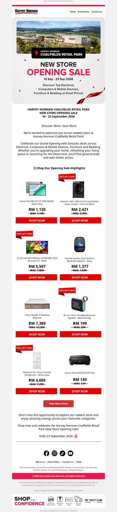 Celebrate Our New Store Opening with Exclusive Deals!