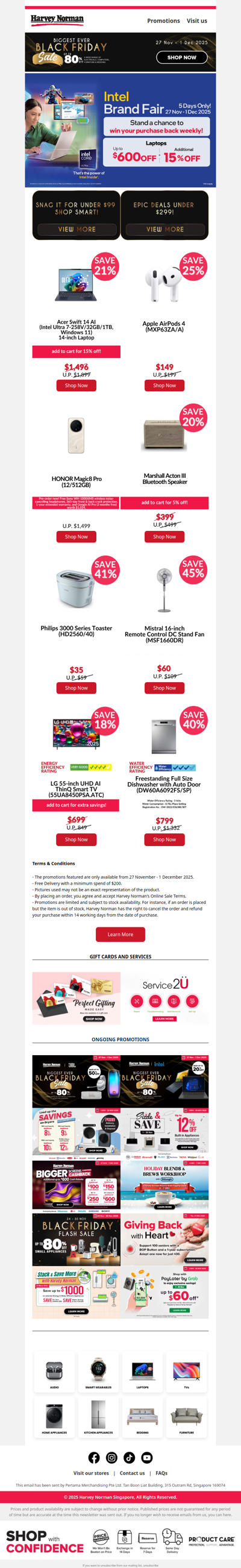 🎉 Black Friday Blowout: Up to 80% OFF + Hot Picks Under $99! 💥