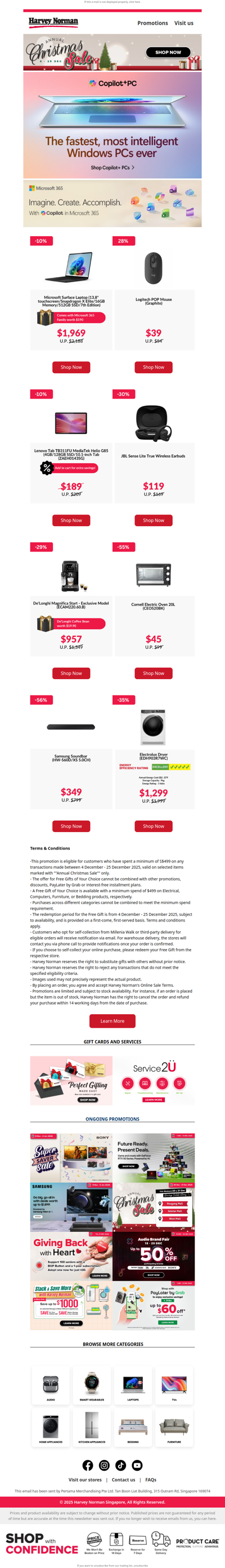 🎁 Free Gift with Min. Spend $499 – Shop Our Christmas Sale!