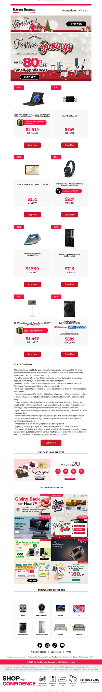 🎁 Get Your Free Gift + Up to 80% OFF This Christmas!