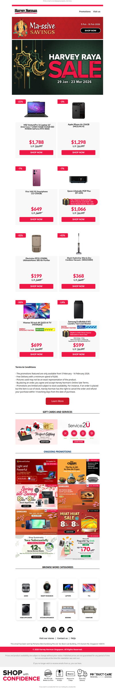 CNY Steals Up to 82% OFF!