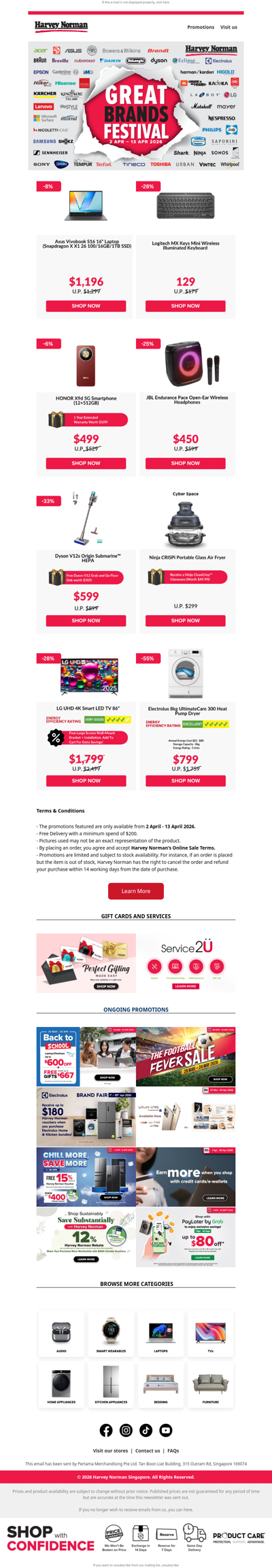 BIG BRANDS, BIGGER SAVINGS! Up to 80% off for a limited time only!