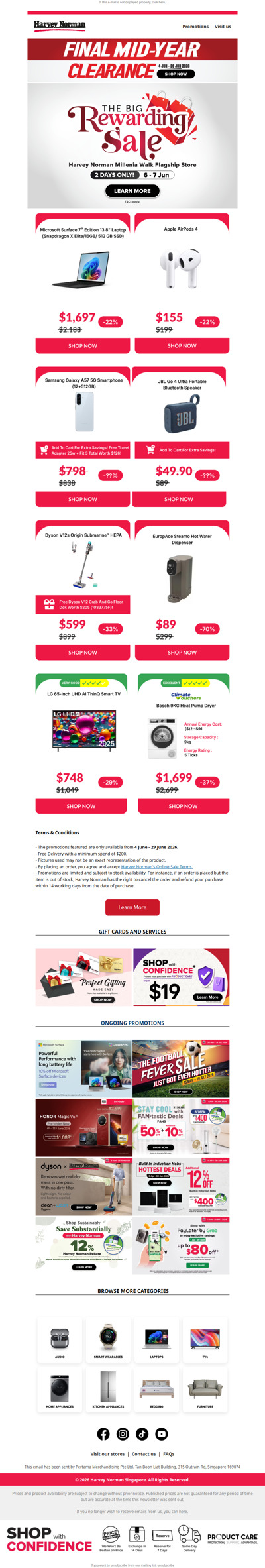 Final Mid‑Year Clearance with Up to 80% OFF Deals