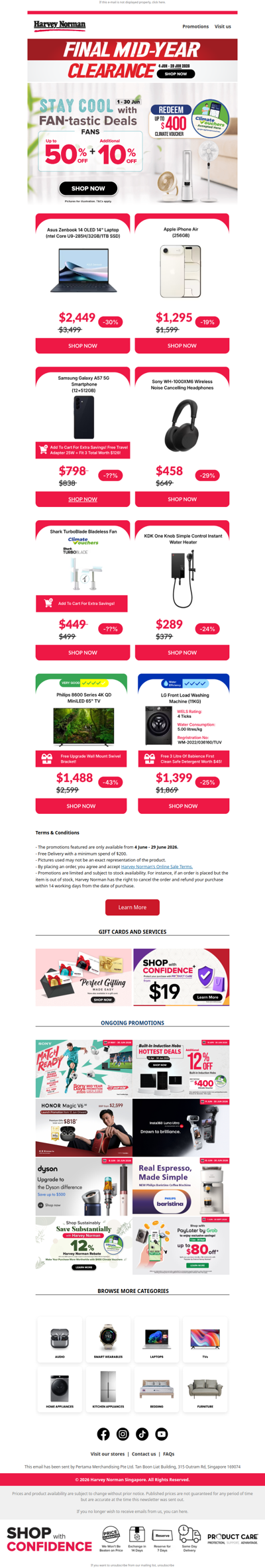 Don’t Miss Out: Up to 80% OFF Final Clearance Deals!