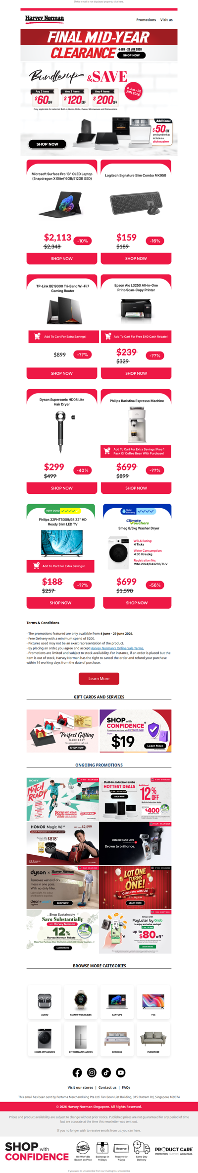 Don't Miss Out On The Top Brands You Love With Prices Slashed To Clear - Up To 80% Off!