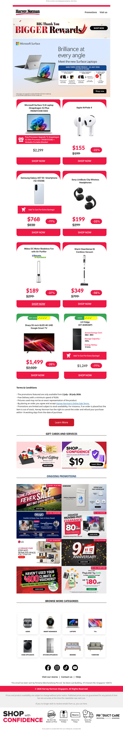 We're Giving Back Big: Up to 84% OFF Awaits