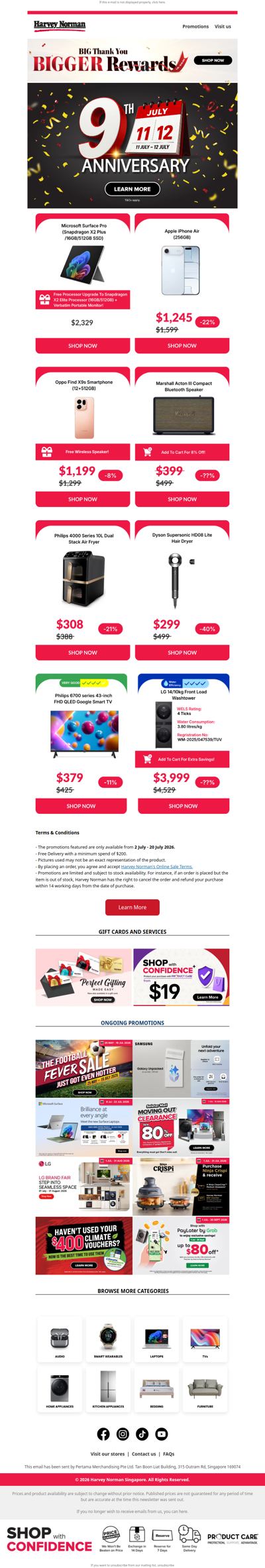 Big Savings Plus Free Gifts Worth Up to $3,385