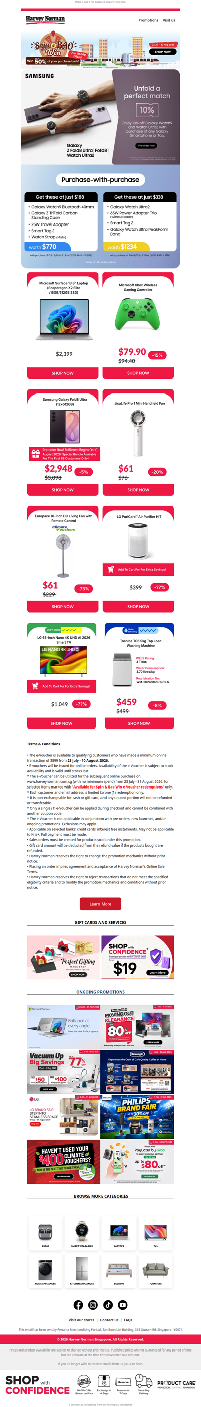 Spin & BAO Win: 10,000+ Prizes and Win Back Up to 50% of Your Purchase