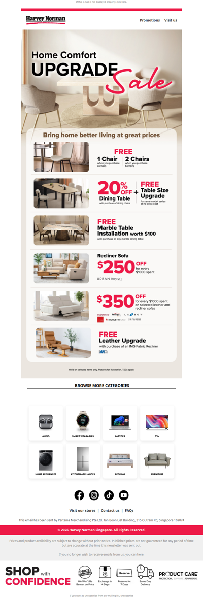 Transform your home with pieces made for comfort and style!