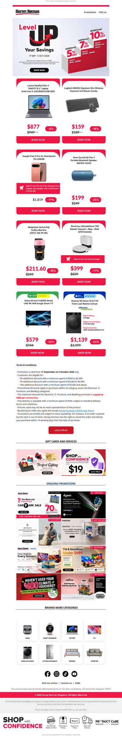 Level Up Your Savings with Up to 10% Additional OFF*