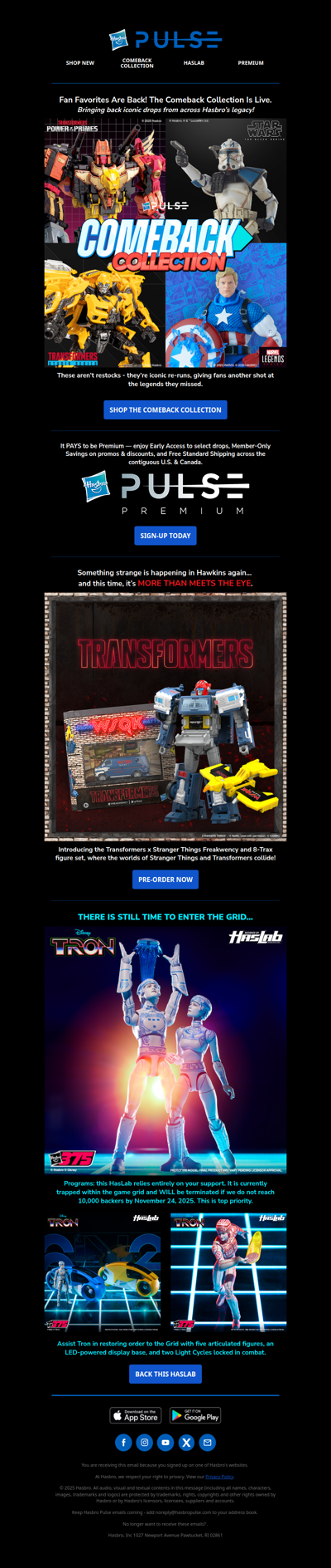 The Comeback Collection Has Landed!