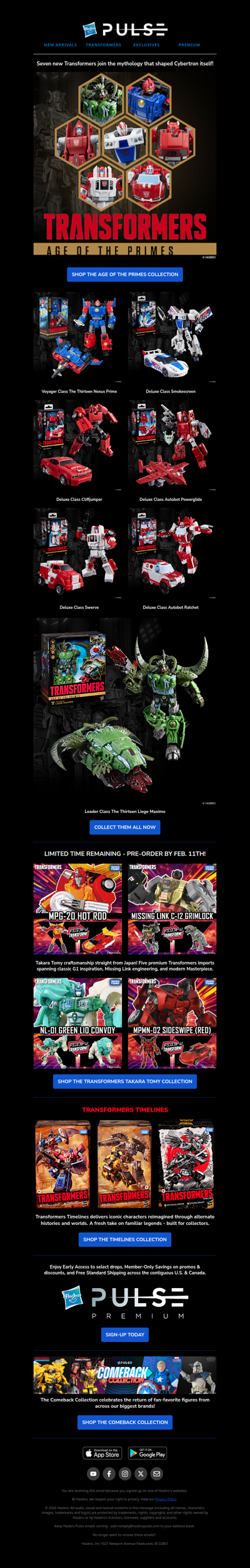 NEW Transformers Join the Age of the Primes!