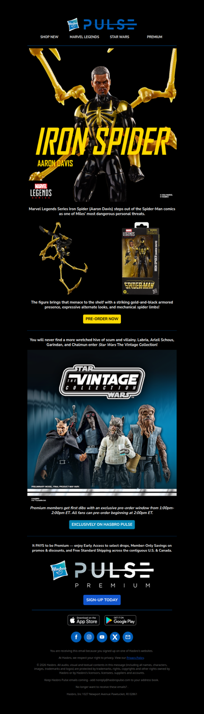 Build Your Shelf! NEW Marvel Legends Series and Star Wars The Vintage Collection are here!