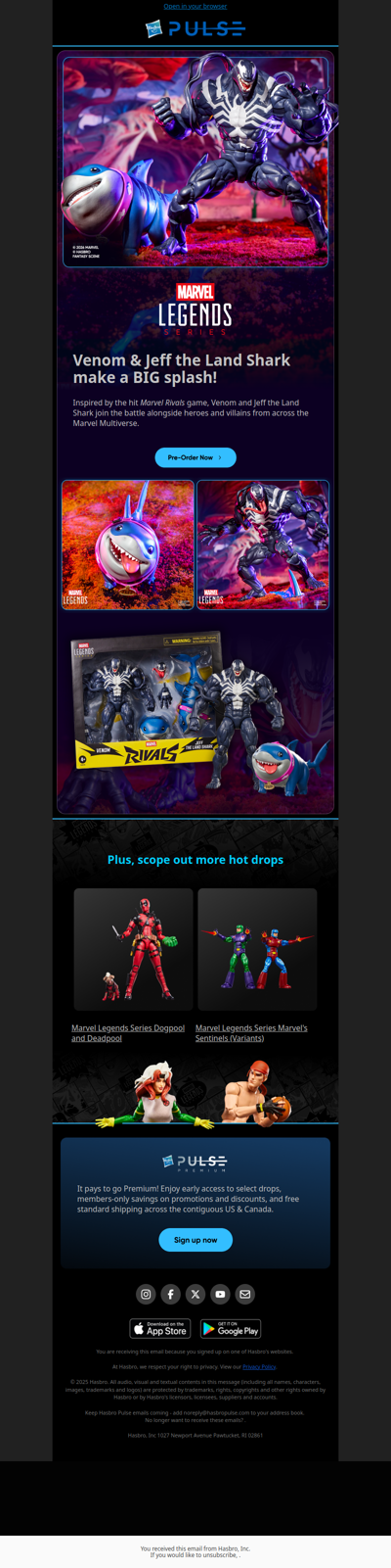 Selling out quick: Marvel Rivals Venom & Jeff the Land Shark set