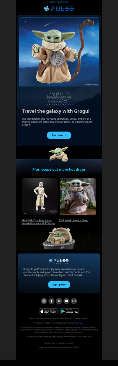 🌌 New STAR WARS™ The Black Series Grogu drop in 3,2,1, LIGHTSPEED!