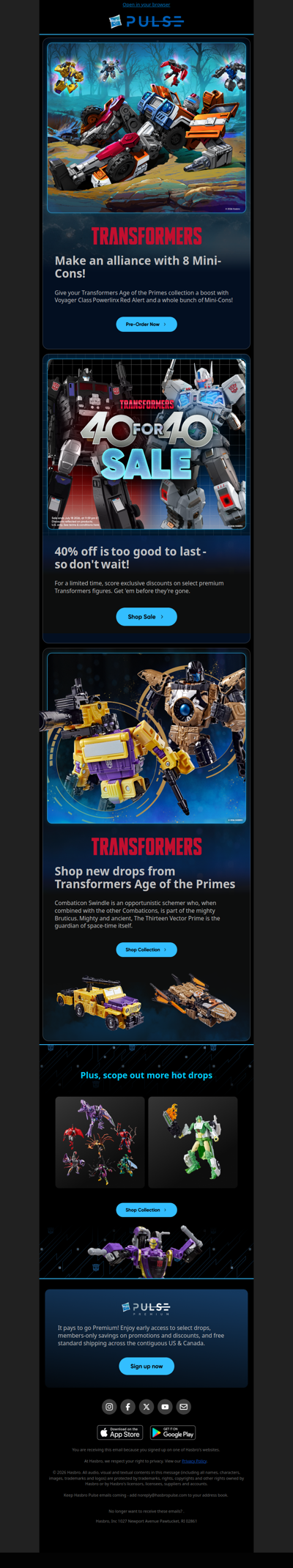 Red Alert and 8 Mini-Cons | 40% off select figs!
