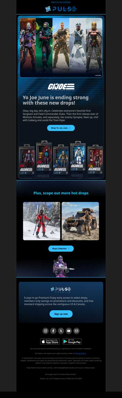 Yo Joe June continues with FIVE brand new drops!